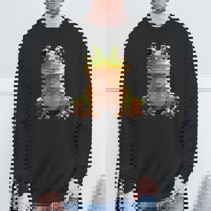 カエル アマガエル 赤ちゃんカエル かわいいカエル スウェットシャツ 高齢者への贈り物