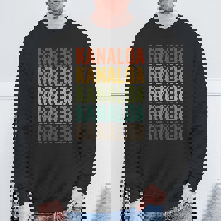 カナロア ハワイ ハワイアン 海の神 スウェットシャツ 高齢者への贈り物