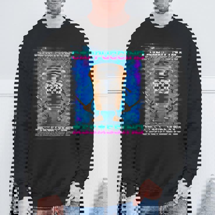 カプチーノ アサシーノ イタリアン ブレイン ミーム インターネットミーム スウェットシャツ 高齢者への贈り物