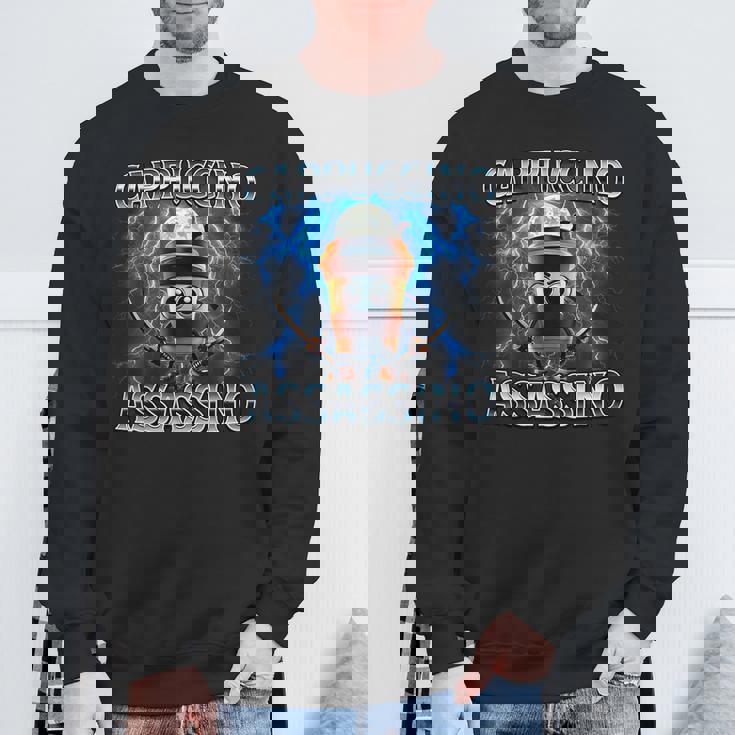 カプチーノ・アサシーノ イタリアンブレインロットミーム スウェットシャツ 高齢者への贈り物