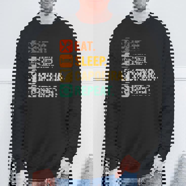 カポエイラ 格闘技 ダンス 武道 スウェットシャツ 高齢者への贈り物