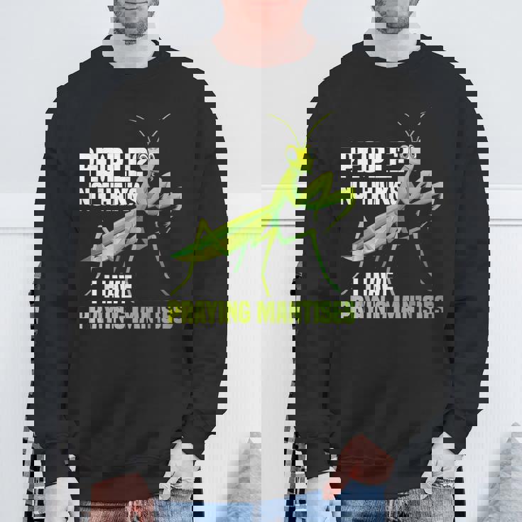 カマキリ 囲い 卵 虫 恋人 カマキリ 飼い主 スウェットシャツ 高齢者への贈り物