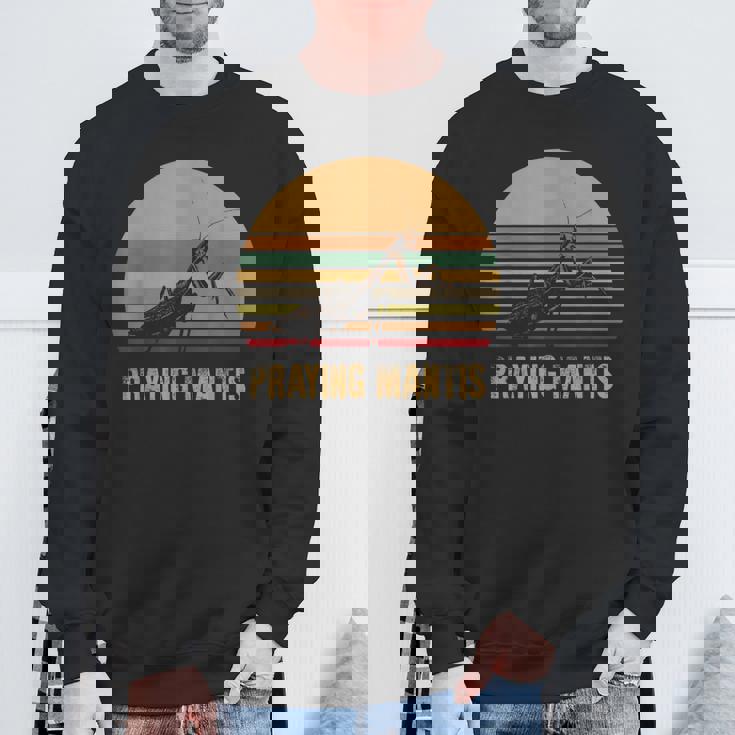 カマキリ 虫好き カマキリ 捕食昆虫 虫 スウェットシャツ 高齢者への贈り物