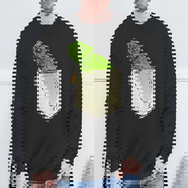 カメレオンポケットバッジ スウェットシャツ 高齢者への贈り物