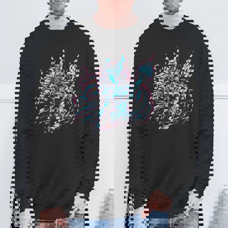 カラフル バイキング ブライトヴァルキリー 北欧神話 スウェットシャツ 高齢者への贈り物