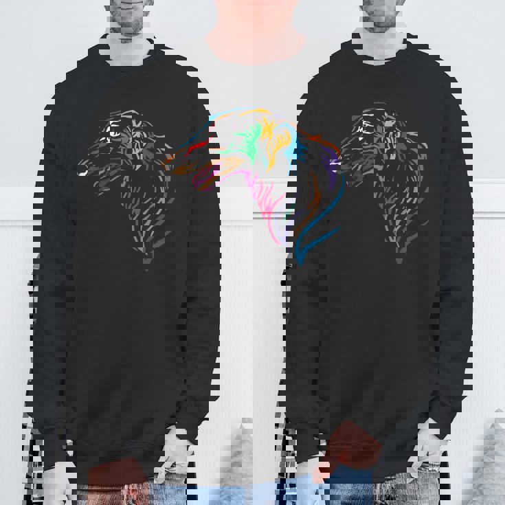 カラー ボルゾイ I ボルゾイ Barzaia Dogs ロシアン・グレイハウンド スウェットシャツ 高齢者への贈り物