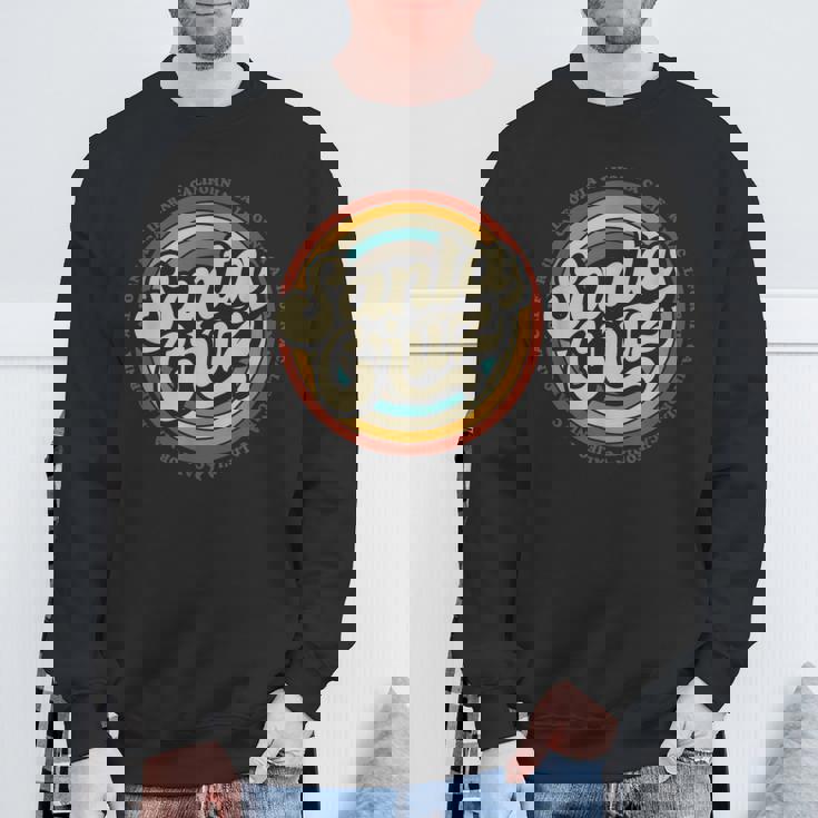 カリフォルニア州サンタクルーズシュタット ヴィンテージ レトロ スウェットシャツ 高齢者への贈り物