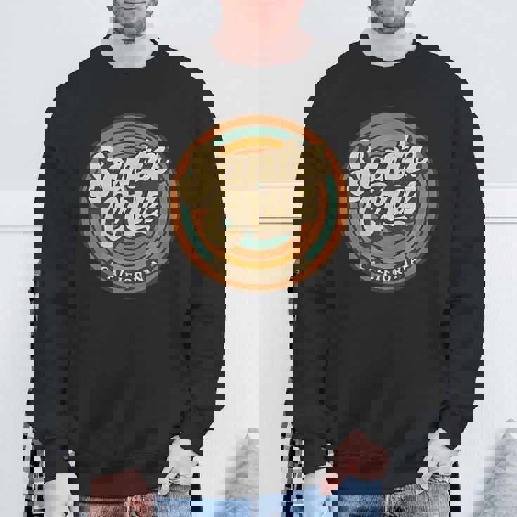 カリフォルニア州サンタクルーズ市 ビンテージレトロお土産 スウェットシャツ 高齢者への贈り物