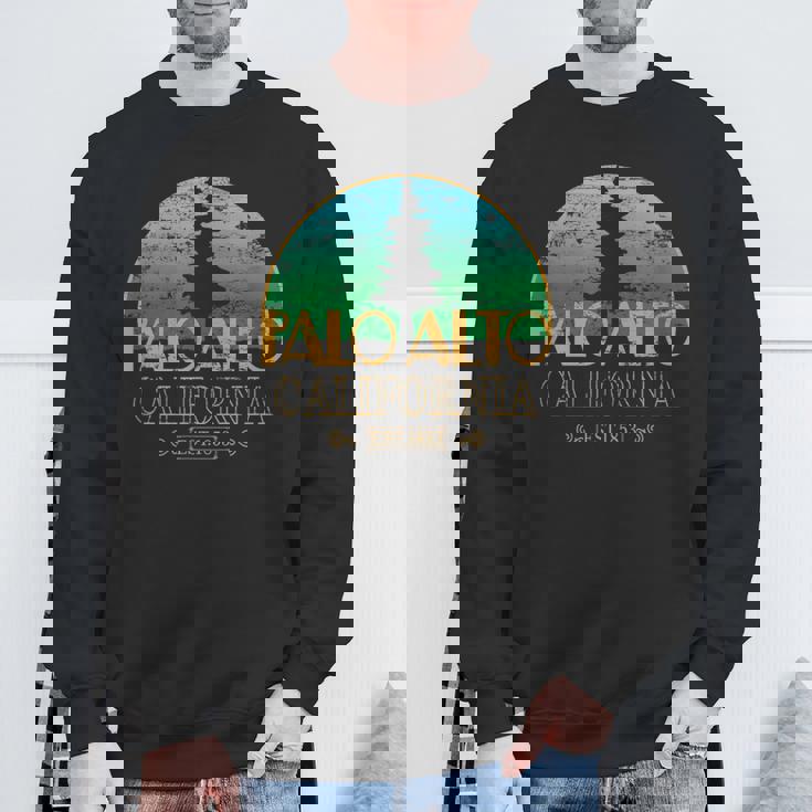 カリフォルニア州パロアルト-エルパロアルトツリー スウェットシャツ 高齢者への贈り物