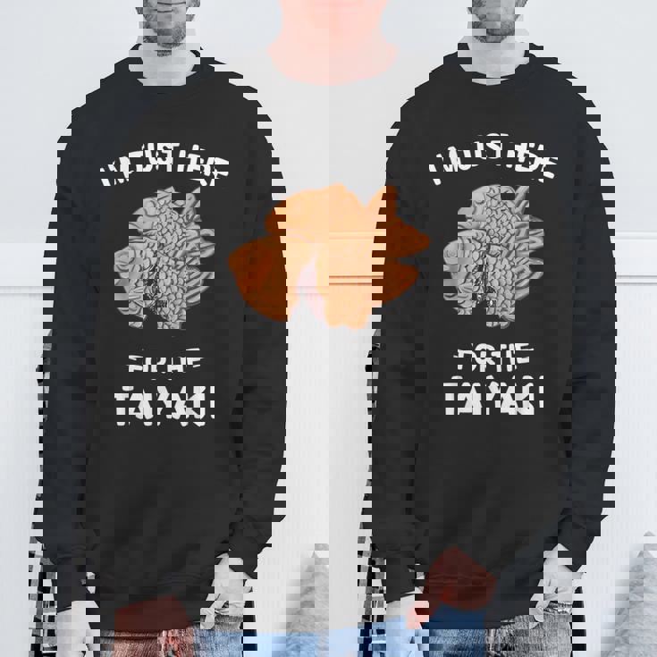 カワイイ かわいい たい焼き I'm Just Here For The Taiyaki スウェットシャツ 高齢者への贈り物