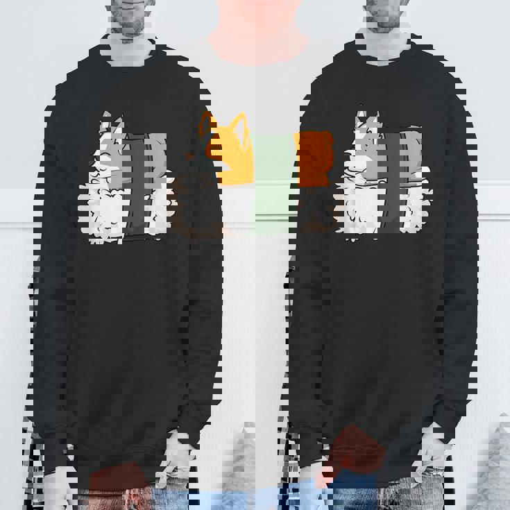 カワイイ かわいい 寿司 コーギー コーギー好き スウェットシャツ 高齢者への贈り物