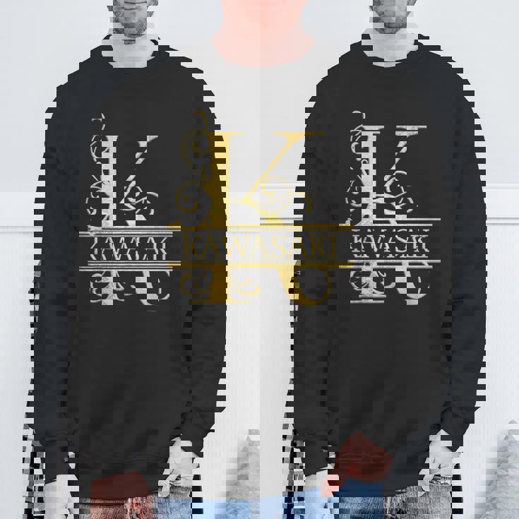 カワサキ 名前 スウェットシャツ 高齢者への贈り物