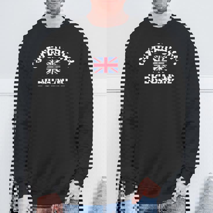 カンタベリー イングランド イギリス イギリス シティ ユニオンジャック フラッグ スウェットシャツ 高齢者への贈り物