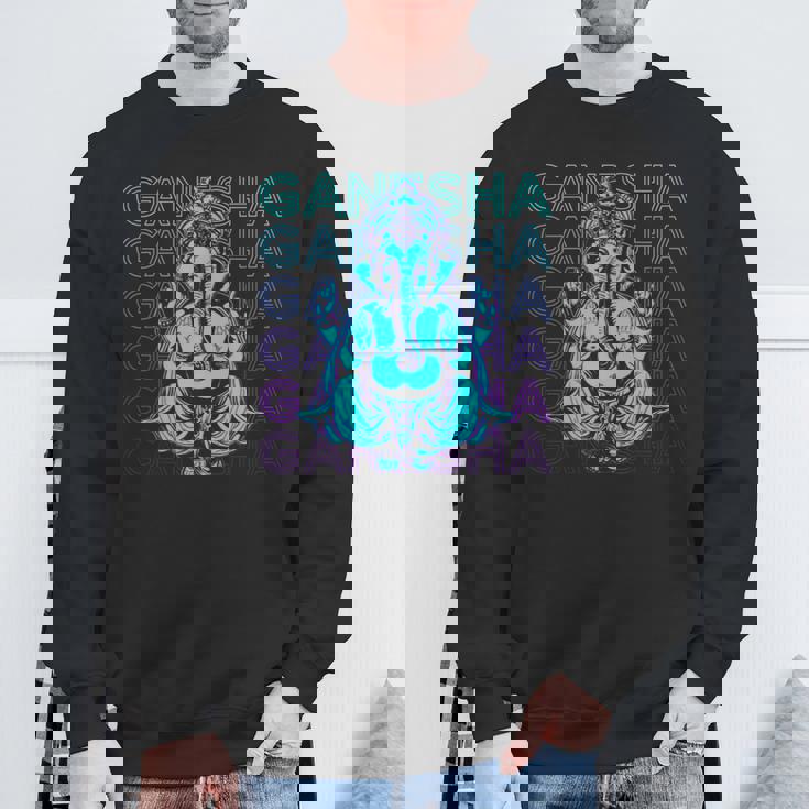 ガネーシャ 古代ヒンズー教神 ヒンズー教神話 スウェットシャツ 高齢者への贈り物