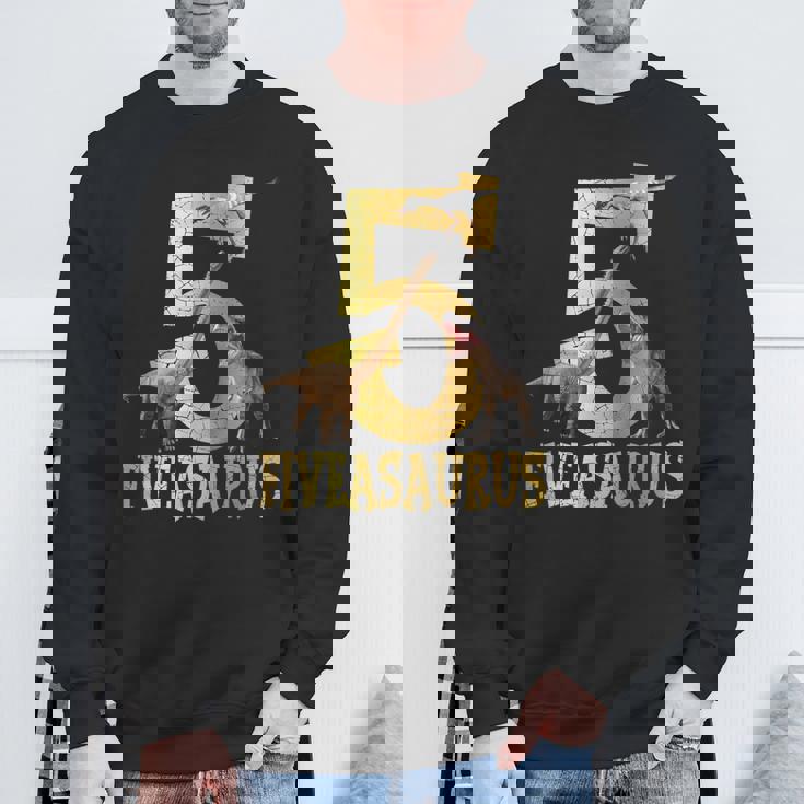 キッズ Tレックス 恐竜 誕生日パーティー装飾 5歳の誕生日 男の子 恐竜 スウェットシャツ 高齢者への贈り物