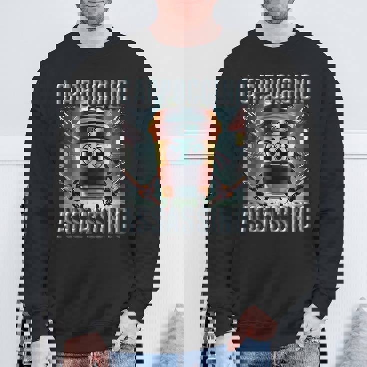 キッズ トレンド ミーム ブレイン イタリアン カプチーノ アサシーノ スウェットシャツ 高齢者への贈り物