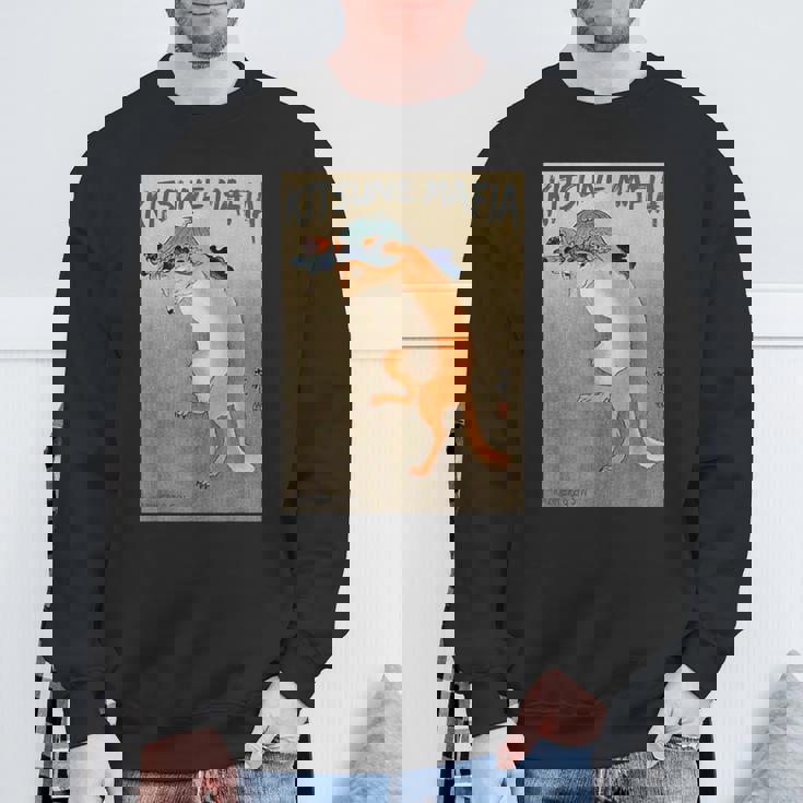 キツネマフィア アニメ 九尾狐魂 浮世絵 日本語 スウェットシャツ 高齢者への贈り物