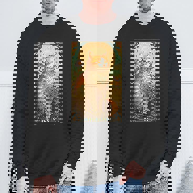 キャットタロットカード、サンタロットカード、アールヌーボーtシャツ スウェットシャツ 高齢者への贈り物