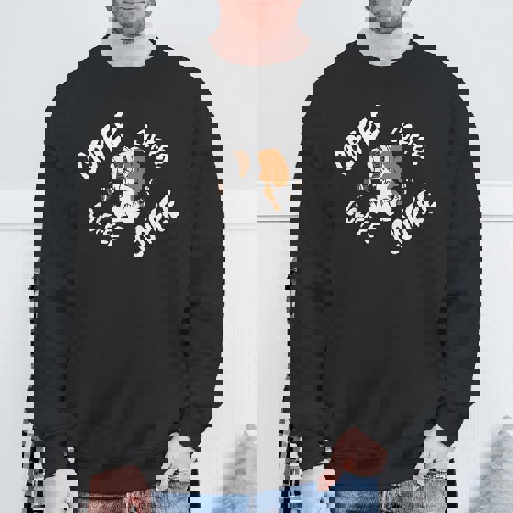 キャバリエ キング チャールズ スパニエル 犬 コーヒー スウェットシャツ 高齢者への贈り物