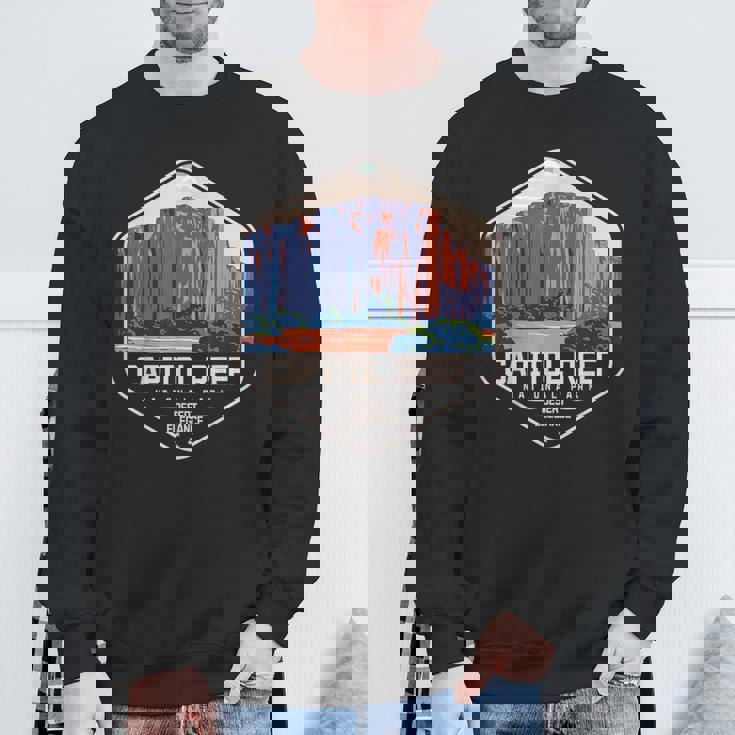 キャピトルリーフ国立公園 ユタ州のアメリカ国立公園 スウェットシャツ 高齢者への贈り物