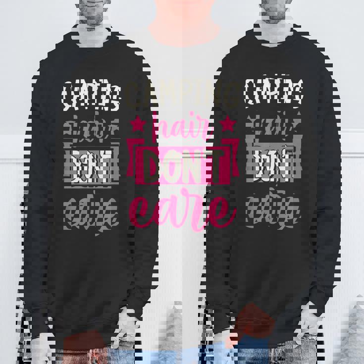 キャンピングヘア Don't Care スウェットシャツ 高齢者への贈り物
