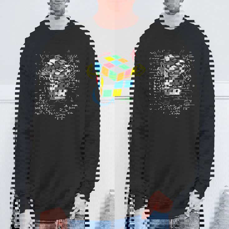 キューブマジック 数学方程式 スウェットシャツ 高齢者への贈り物