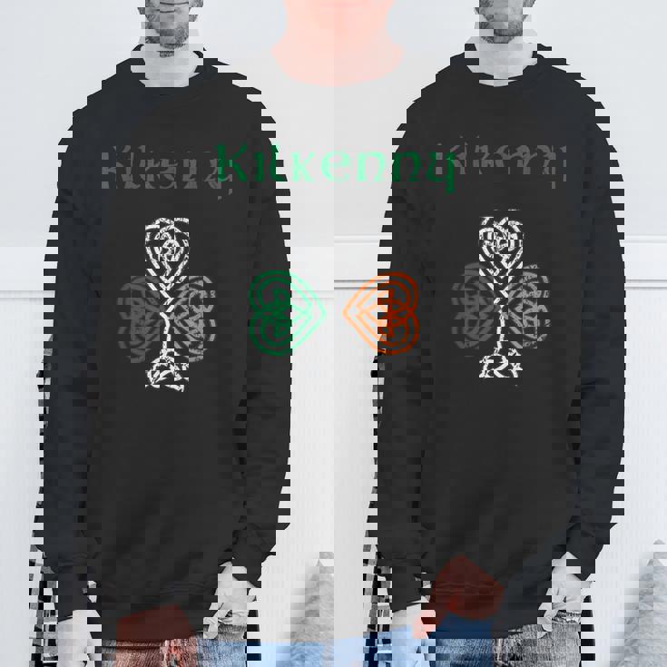 キルケニー州 シャムロック アイルランド国旗 クレイックと天井 スウェットシャツ 高齢者への贈り物