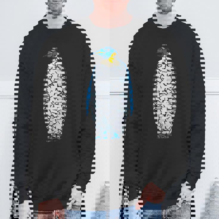 キングペンギン エンペラー ペンギン 海鳥 ペンギン スウェットシャツ 高齢者への贈り物