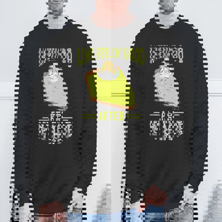 キー ライム パイ フィーリング グッドレモンパイ デザート フロリダパイ スウェットシャツ 高齢者への贈り物