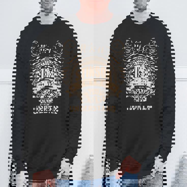 ギフトには理解できないスティンソンです。 スウェットシャツ 高齢者への贈り物