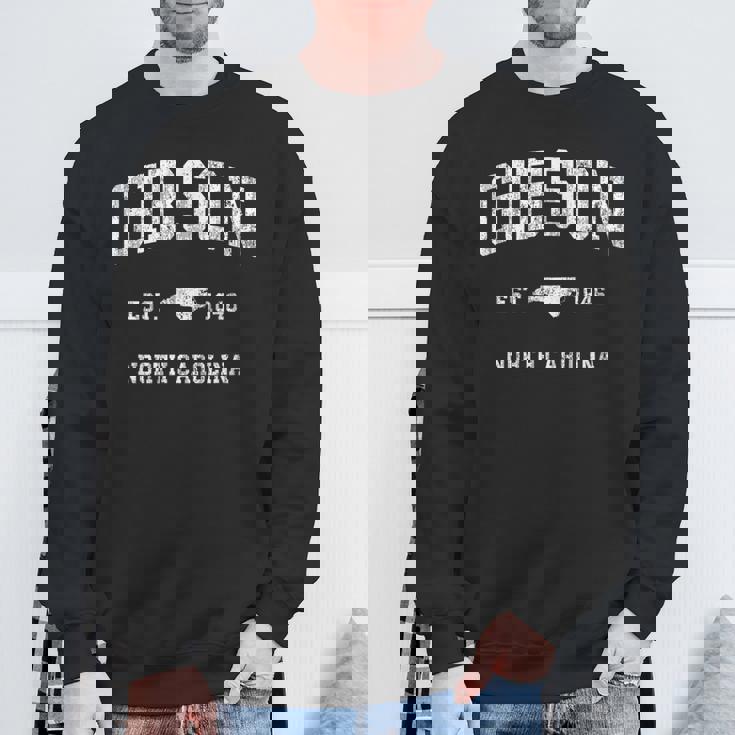 ギブソン ノースカロライナ Nc ビンテージ アスレチック スポーツデザイン スウェットシャツ 高齢者への贈り物