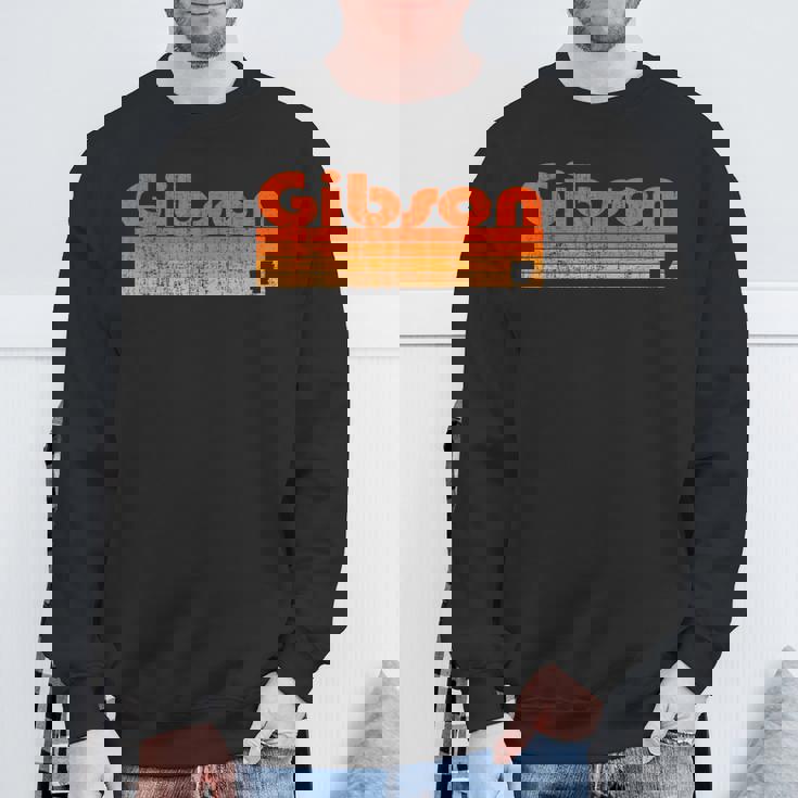 ギブソン、アーカンソーレトロ80年代スタイル スウェットシャツ 高齢者への贈り物