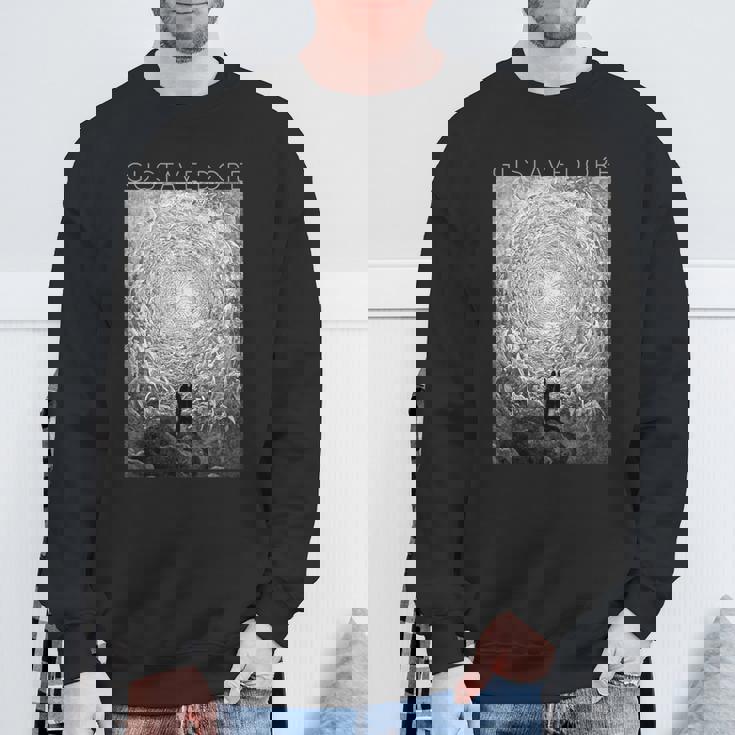 ギュスターヴ・ドレ ダンテとベアトリスは神を見る 芸術家のための芸術 スウェットシャツ 高齢者への贈り物