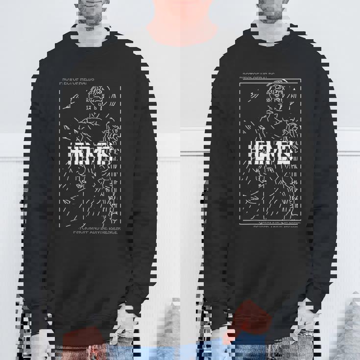 ギリシャ神話 エルメス 神々のメッセンジャー スウェットシャツ 高齢者への贈り物