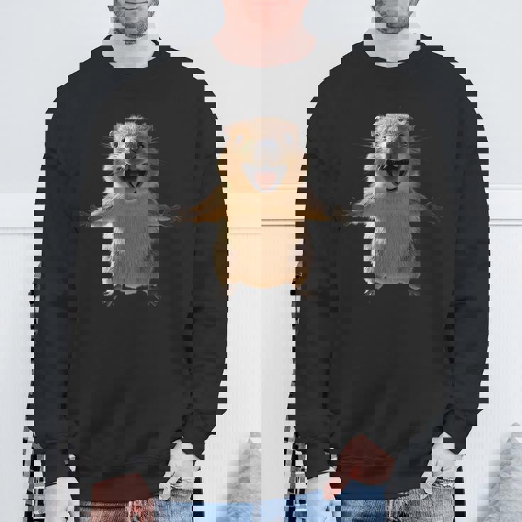 クオッカ・ビー・クオッカ クオッカとハッピー・スマイル スウェットシャツ 高齢者への贈り物