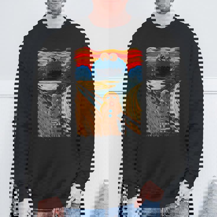 クッキー・マンチャーザ・スクリーム・ムンクモンスター・ジョーク スウェットシャツ 高齢者への贈り物