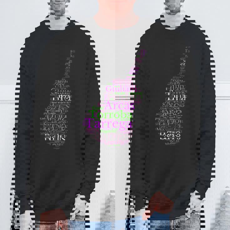 クラシックギター スペインギター スウェットシャツ 高齢者への贈り物