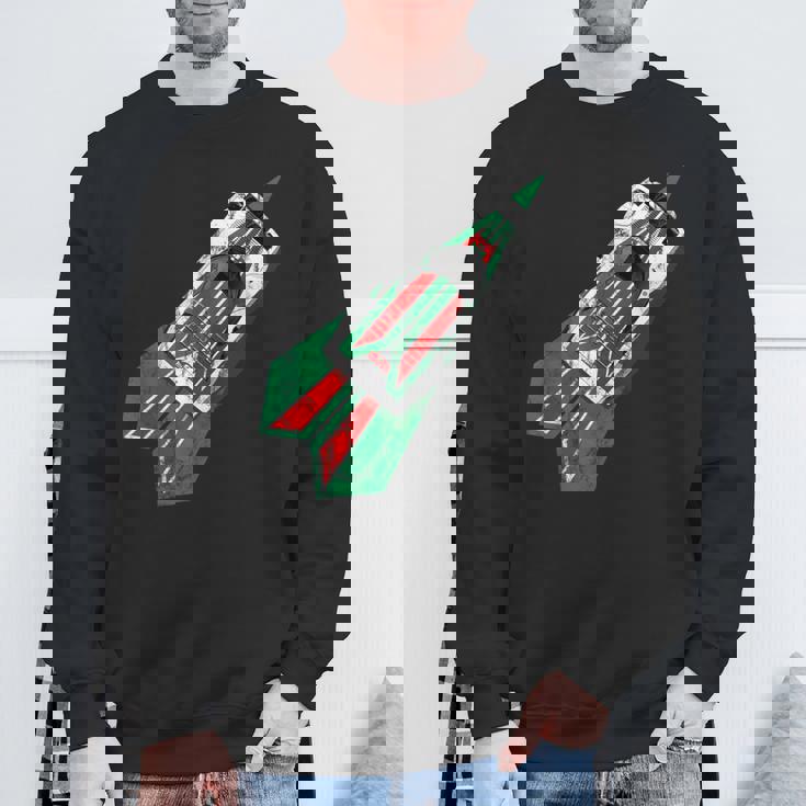 クラシックラリーカーヴィンテージカーレーシングとモータースポーツリバリー スウェットシャツ 高齢者への贈り物