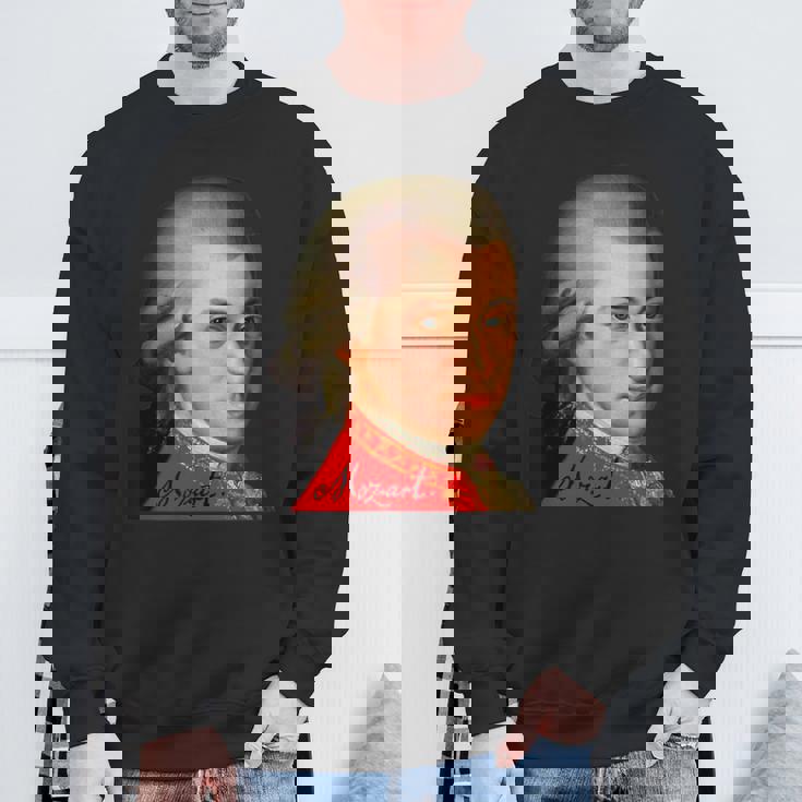 クラシック作曲家 ヴォルフガング・アマデウス・モーツァルト 1756-1791 スウェットシャツ 高齢者への贈り物