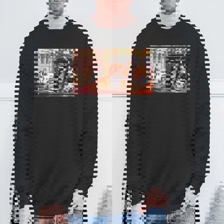 クレオパトラの毒をテストするアレクサンドル・カバネル1887 スウェットシャツ 高齢者への贈り物