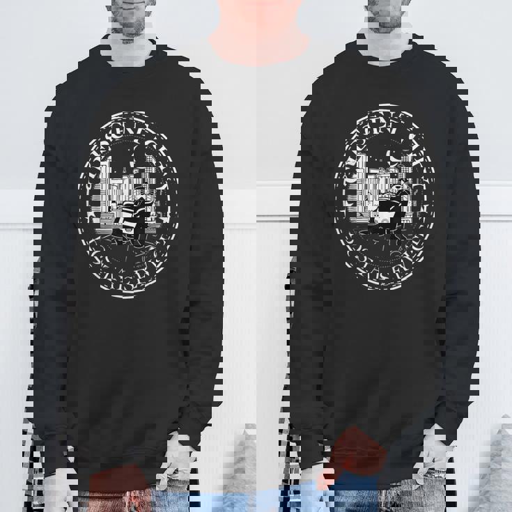 クレセントシティ 郵便サービス メッセンジャー カワウソ 三日月市 スウェットシャツ 高齢者への贈り物