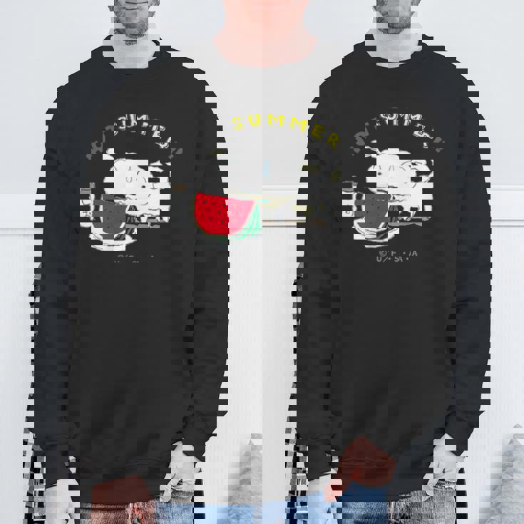 クレヨンしんちゃん シロ 夏の1日 スウェットシャツ 高齢者への贈り物