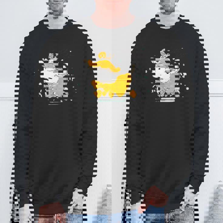 クレヨンしんちゃん シロ 雨降りおさんぽ スウェットシャツ 高齢者への贈り物