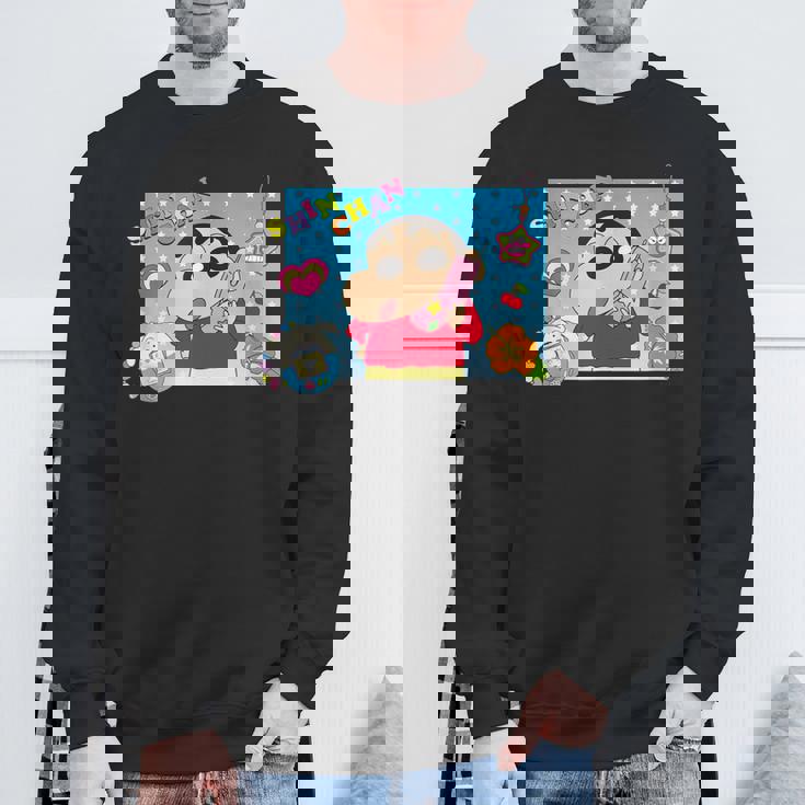 クレヨンしんちゃん 平成ごっこ しんちゃん スウェットシャツ 高齢者への贈り物