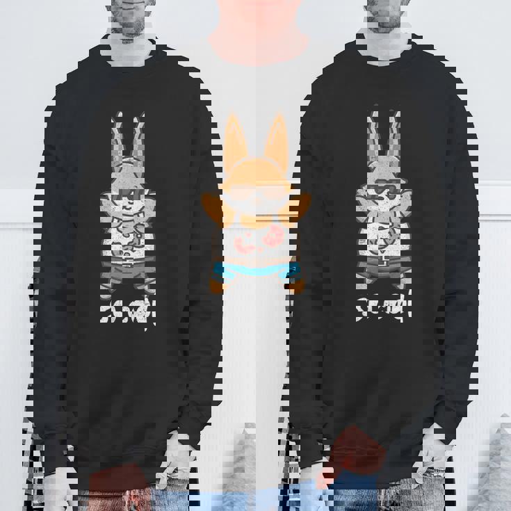 クールすぎるリラックスバニー スウェットシャツ 高齢者への贈り物