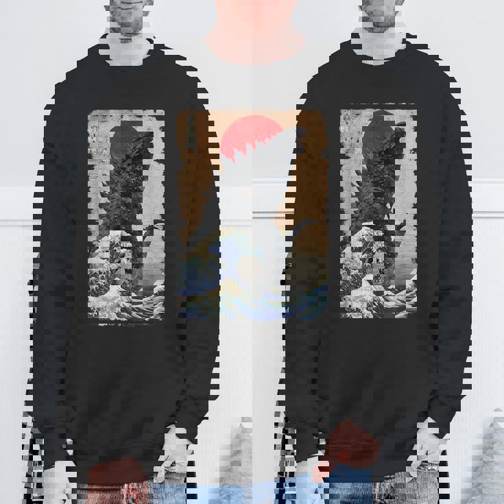 クールなアニメレトロヴィンテージtシャツ日本服スタッフメンズレディース。 スウェットシャツ 高齢者への贈り物