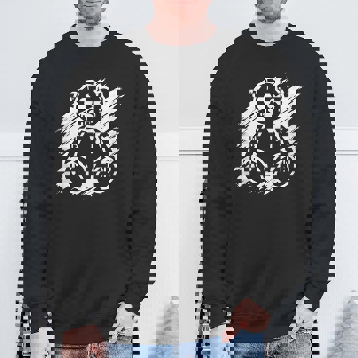 クールなテディが抱きしめたくなるおもちゃのテディベアtシャツギフト スウェットシャツ 高齢者への贈り物