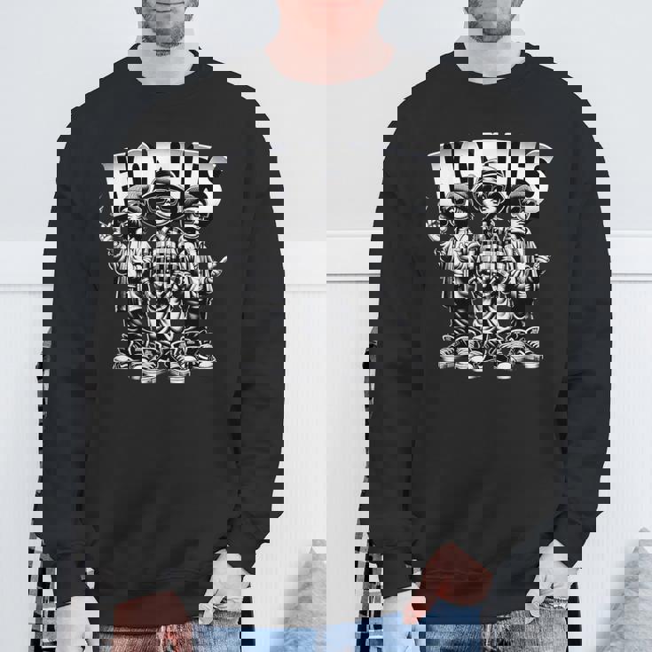 クールアーバンカルチャーチカーノラテン系メキシカンプライドホーミーズ スウェットシャツ 高齢者への贈り物