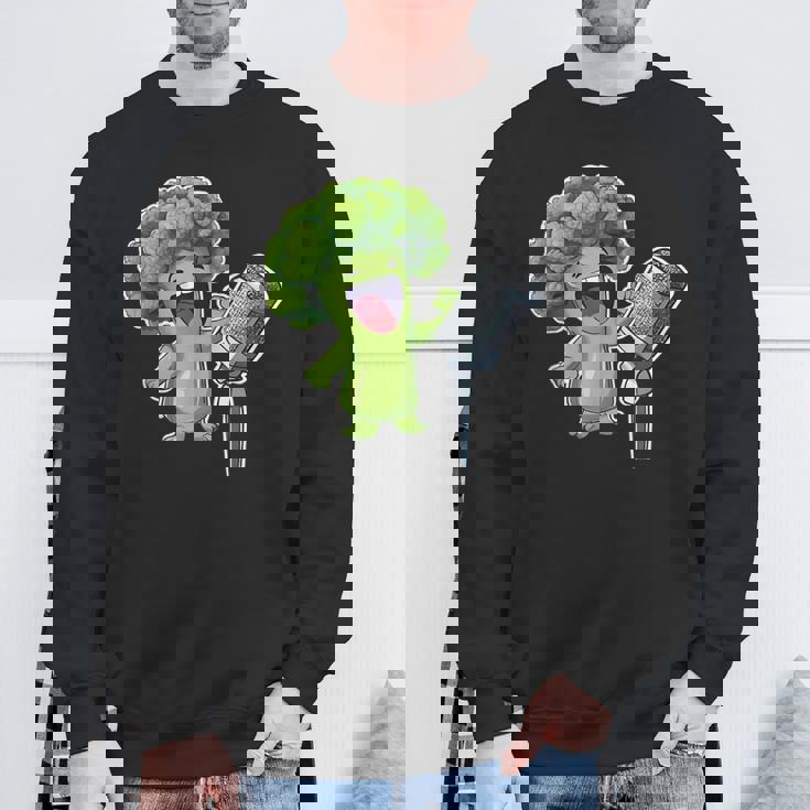 クールブロッコリー ベジタリアン ビーガン ベジタブルフード メンズ レディース スウェットシャツ 高齢者への贈り物