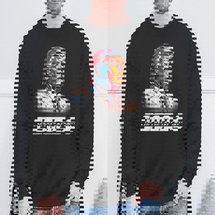 クール大統領ドナルド・トランプ 2024 スウェットシャツ 高齢者への贈り物